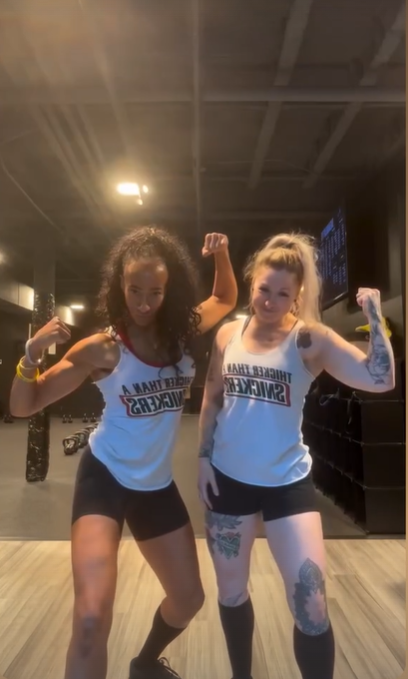 THICKER THAN A SNICKER RACERBACK TANK