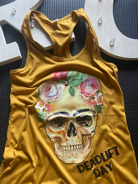 DEADLIFT DAY FLORAL TANK